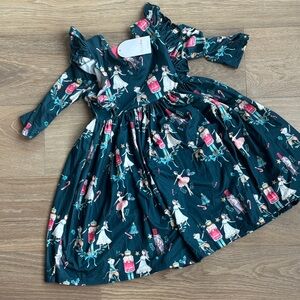 Kids Nutcracker Print Costume Dress